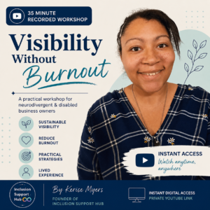 Visibility Without Burnout: 35 Minute Recorded Workshop